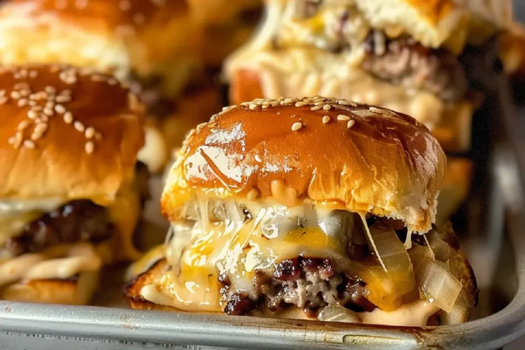 Baked Cheeseburger Sliders