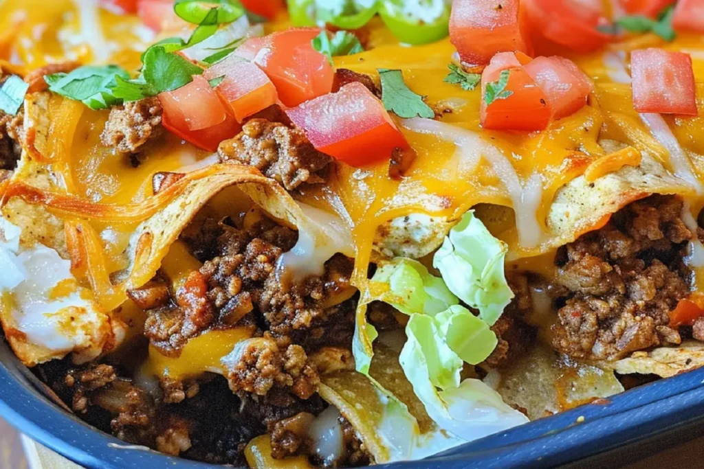 Walking Taco Casserole