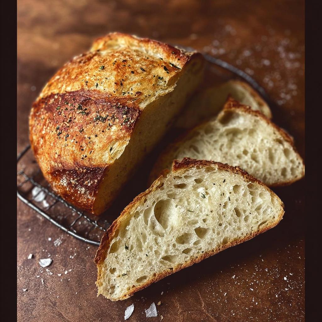 a serving of Dukkah Sourdough Bread