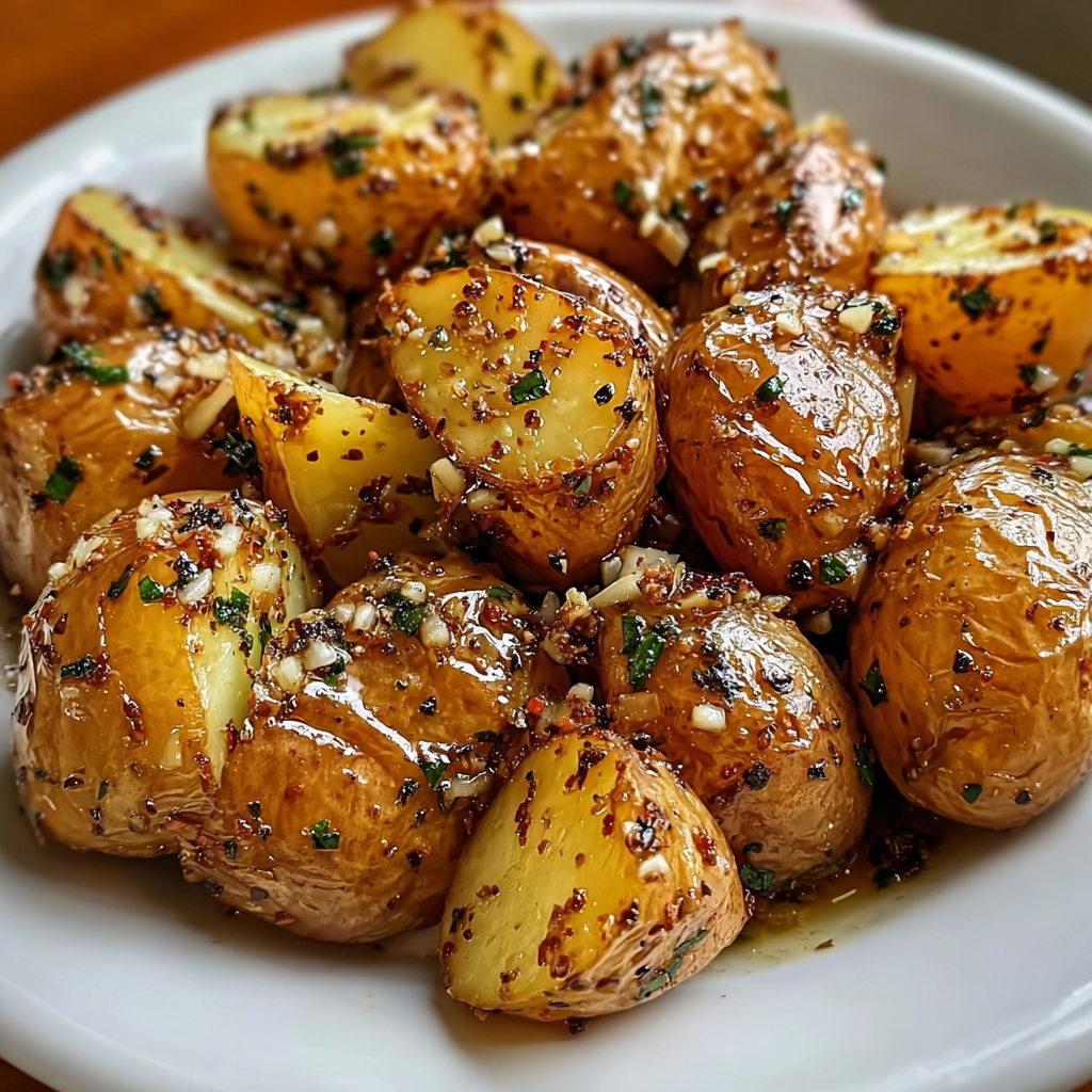 Garlic Butter Potatoes: Crispy, Buttery Roasted Perfection