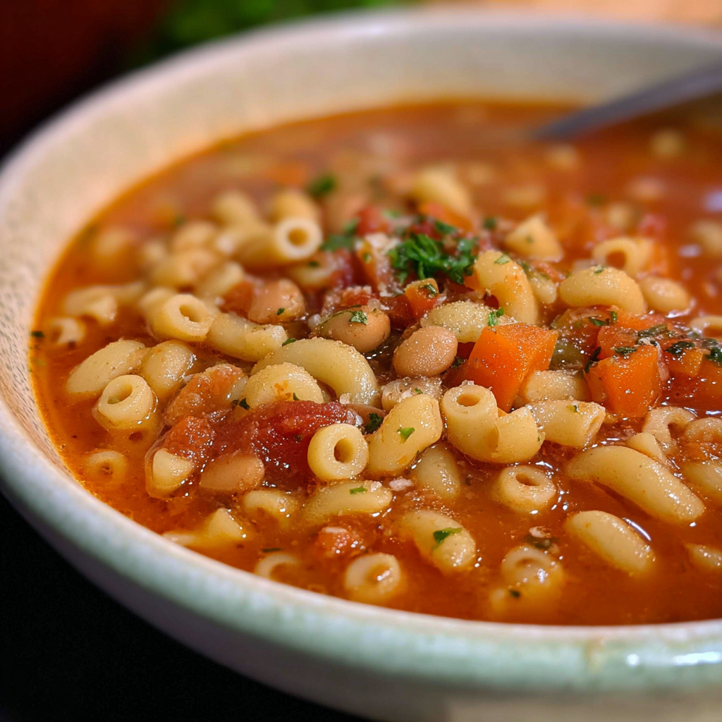 how to make Pasta Fagioli step by step