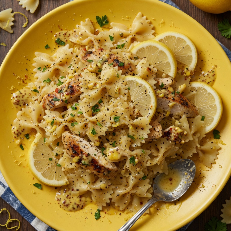 how to make Cowboy Butter Lemon Bowtie Chicken Recipe step by step