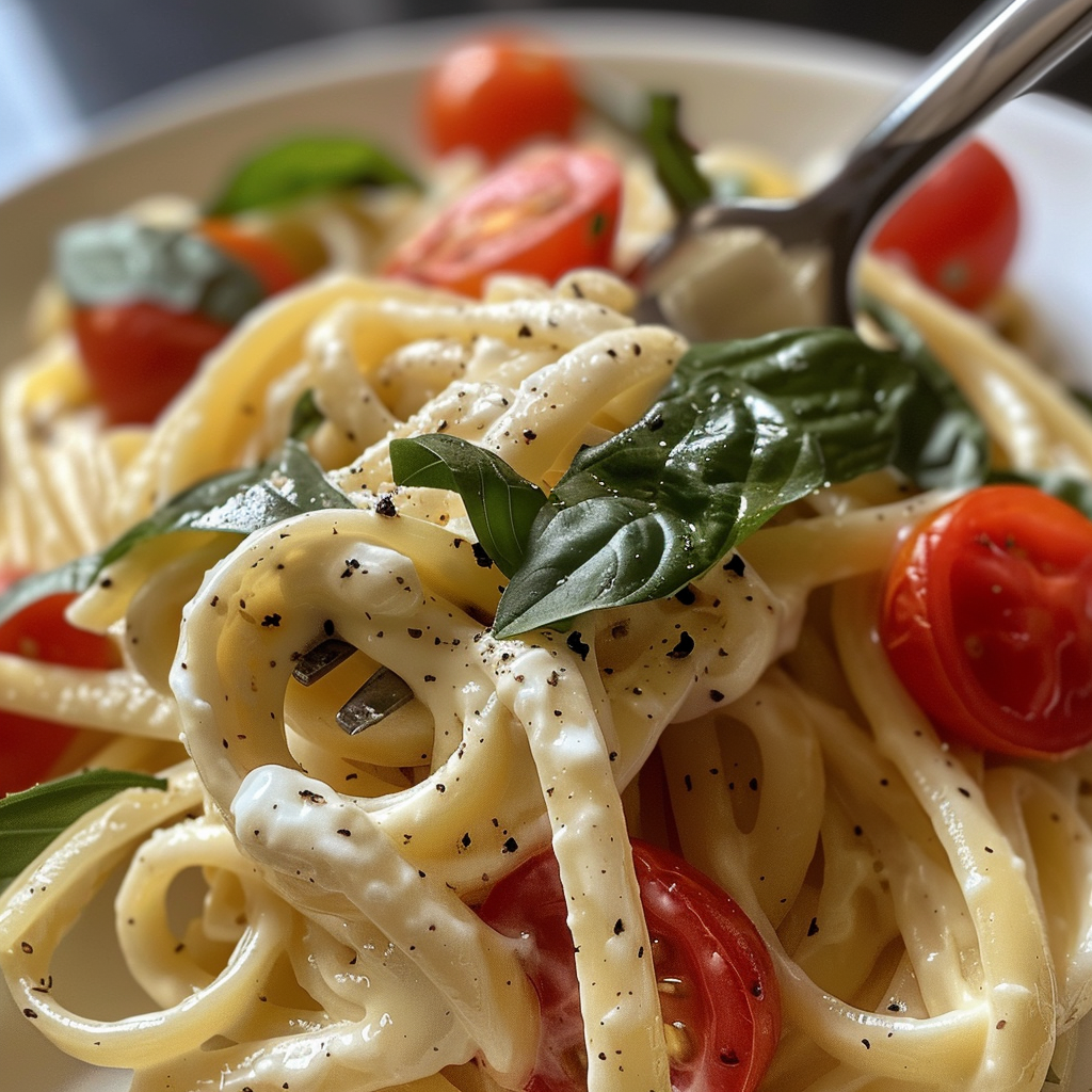 how to make Creamy Lemon Ricotta Pasta With Blistered Tomatoes And Fresh Basil For Easy Weeknight Pasta step by step
