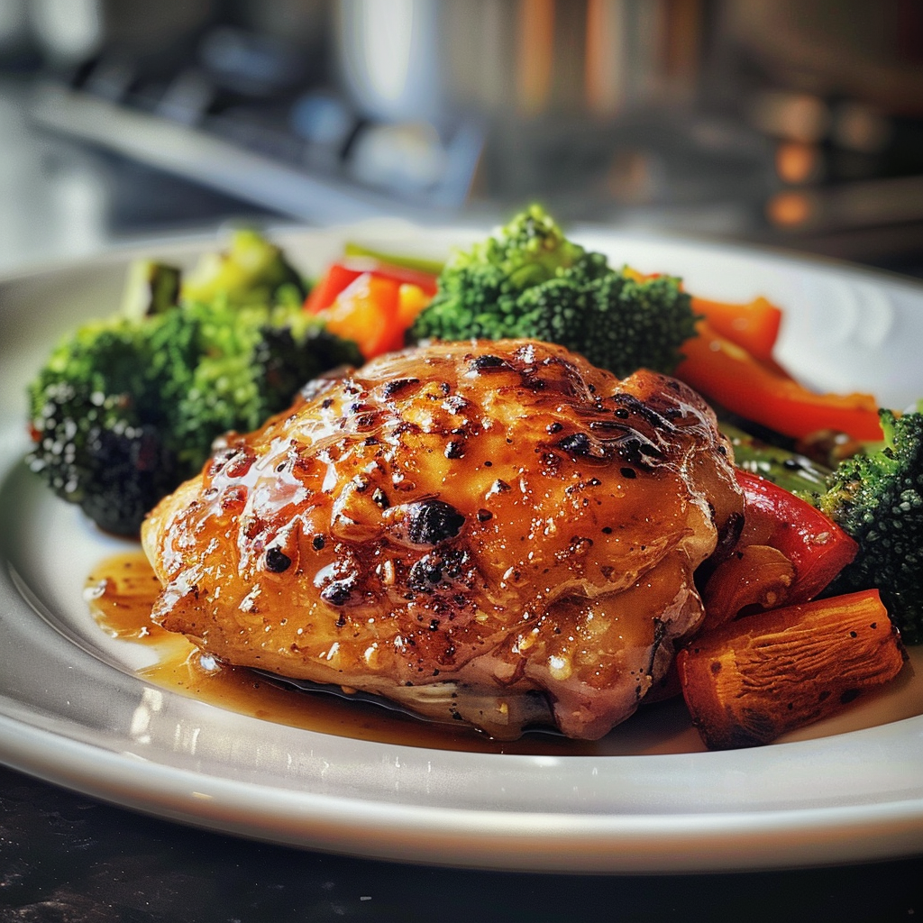 how to make The Easiest One-Pan Honey Garlic Chicken You’Ll Make All Summer Long step by step