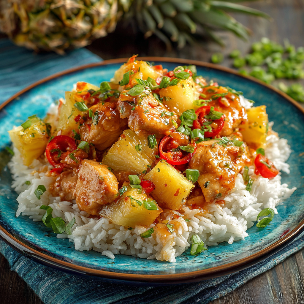 how to make Slow Cooker Hawaiian Pineapple Chicken That Takes Only 5 Minutes To Prep step by step