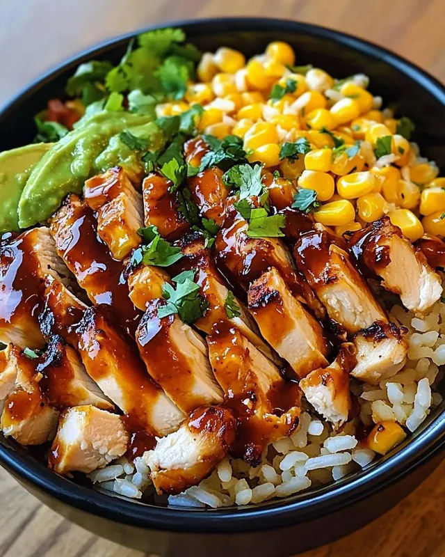 Street Corn Chicken Rice Bowl