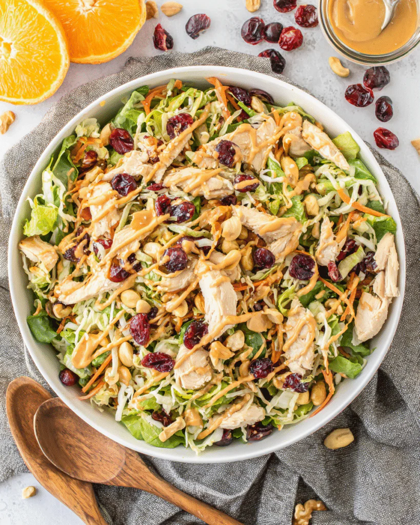 Asian Chicken Cranberry Salad recipe