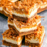 Butterscotch Graham Cracker Cheesecake Bars recipe