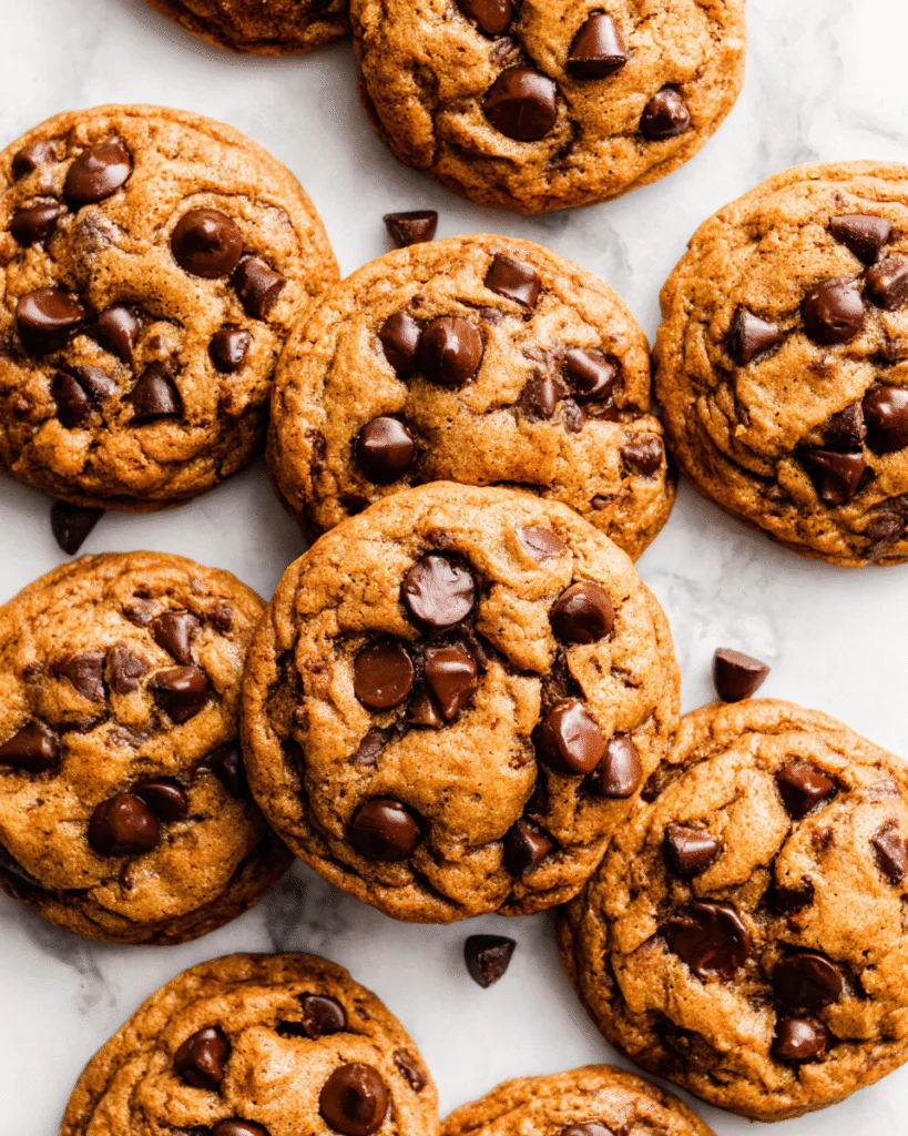 Chewy Pumpkin Chocolate Chip Cookies recipe