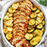 Easy Baked Chicken and Zucchini Recipe recipe