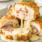 Easy Creamy Chicken Cordon Bleu recipe