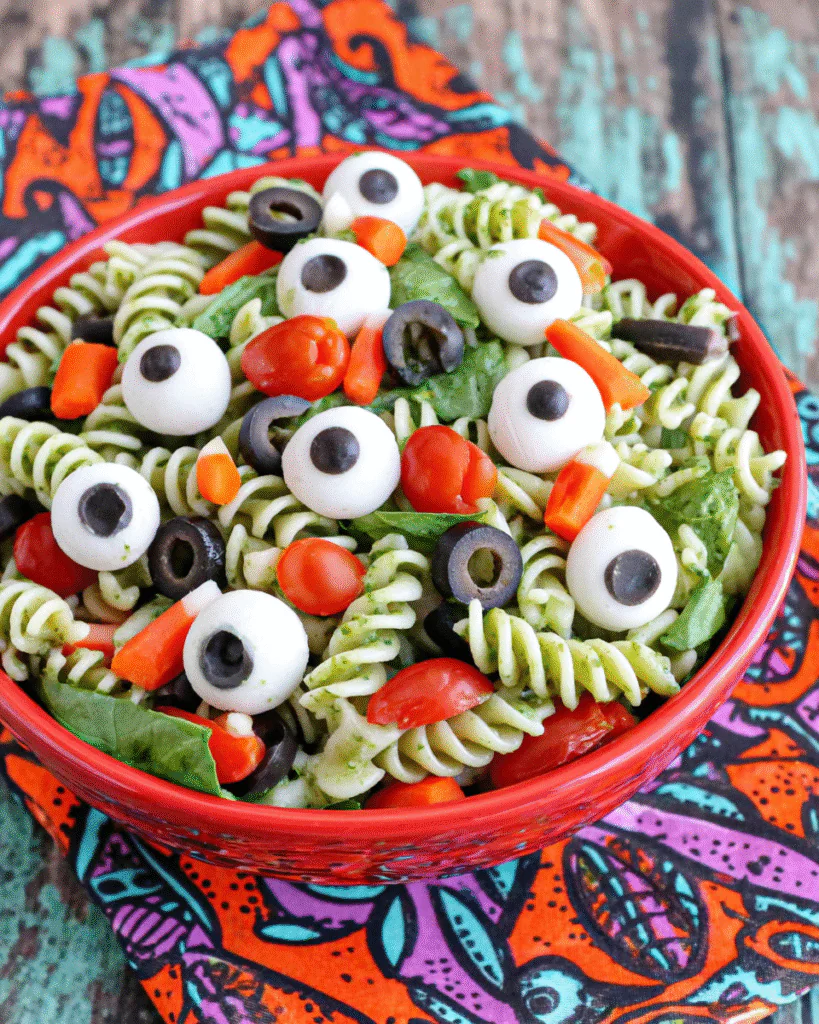 Eyeball Pasta Salad recipe