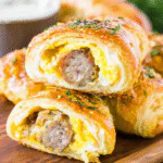 Sausage Egg Breakfast Rolls recipe