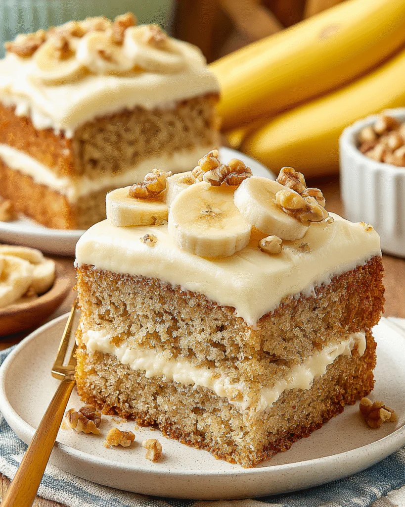 The Best Homemade Banana Cake Recipe recipe