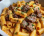 Creamy Garlic Beef Pasta for Home Cooks