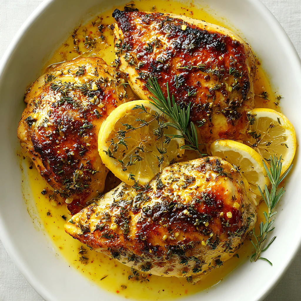 Baked Lemon Butter Chicken