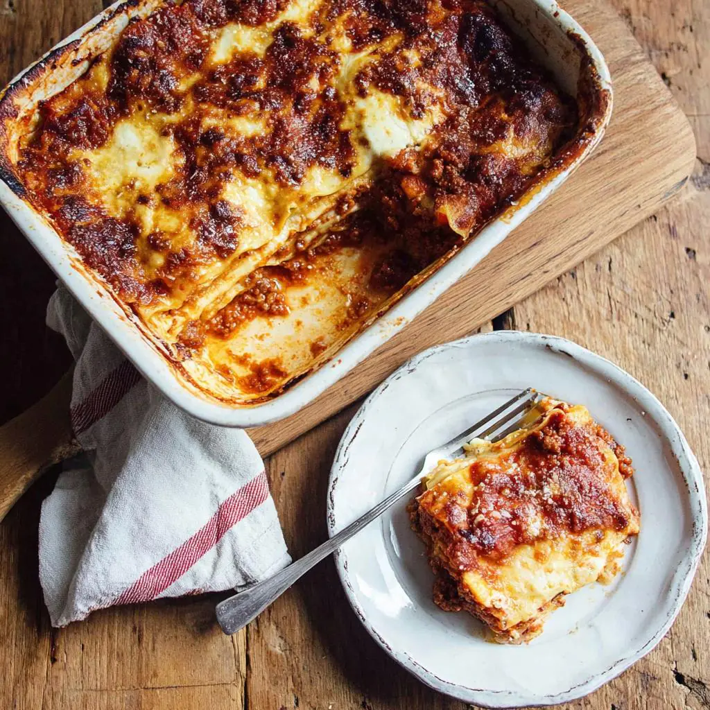 how to make Classic Lasagna Bolognese With Ragù And BéChamel Sauce step by step