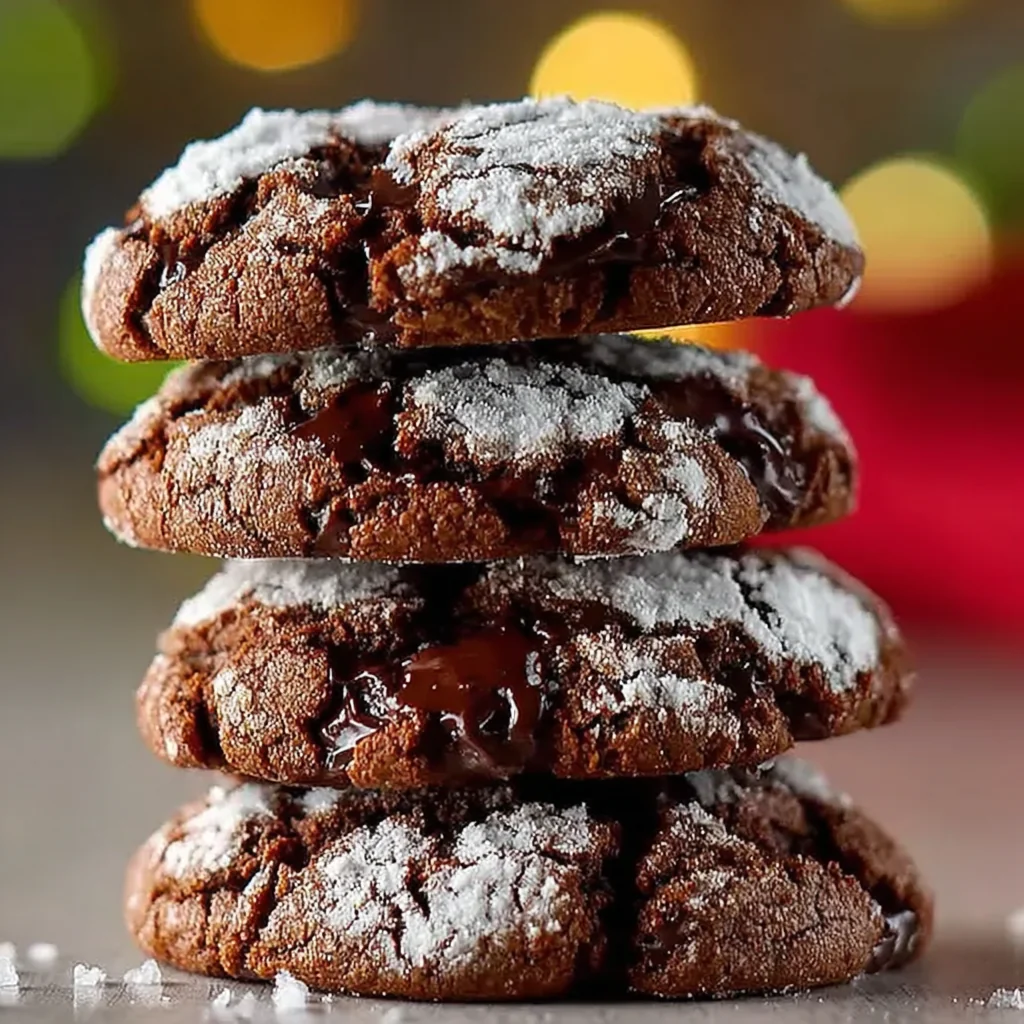 Decadent Double Chocolate Crinkle Cookies You’ll Love - directions