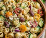 Greek Pasta Salad Recipe: Fresh, Creamy & Crunchy