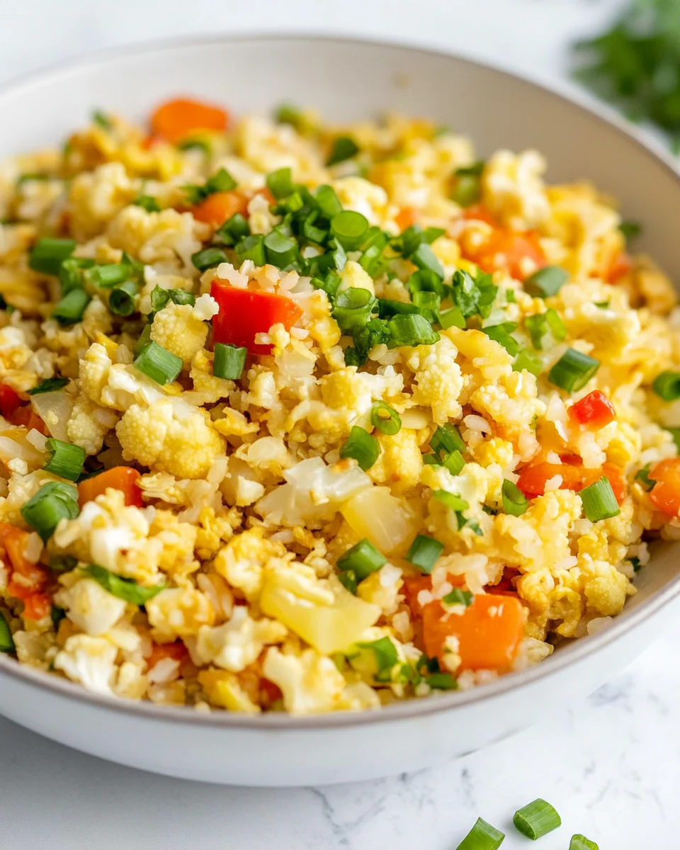 Cauliflower Fried Rice - ingredients