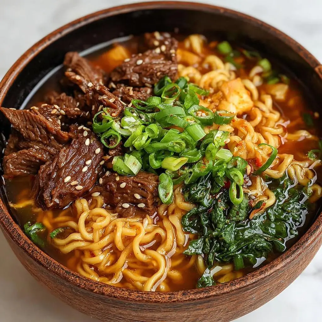 how to make Korean Beef Noodles step by step