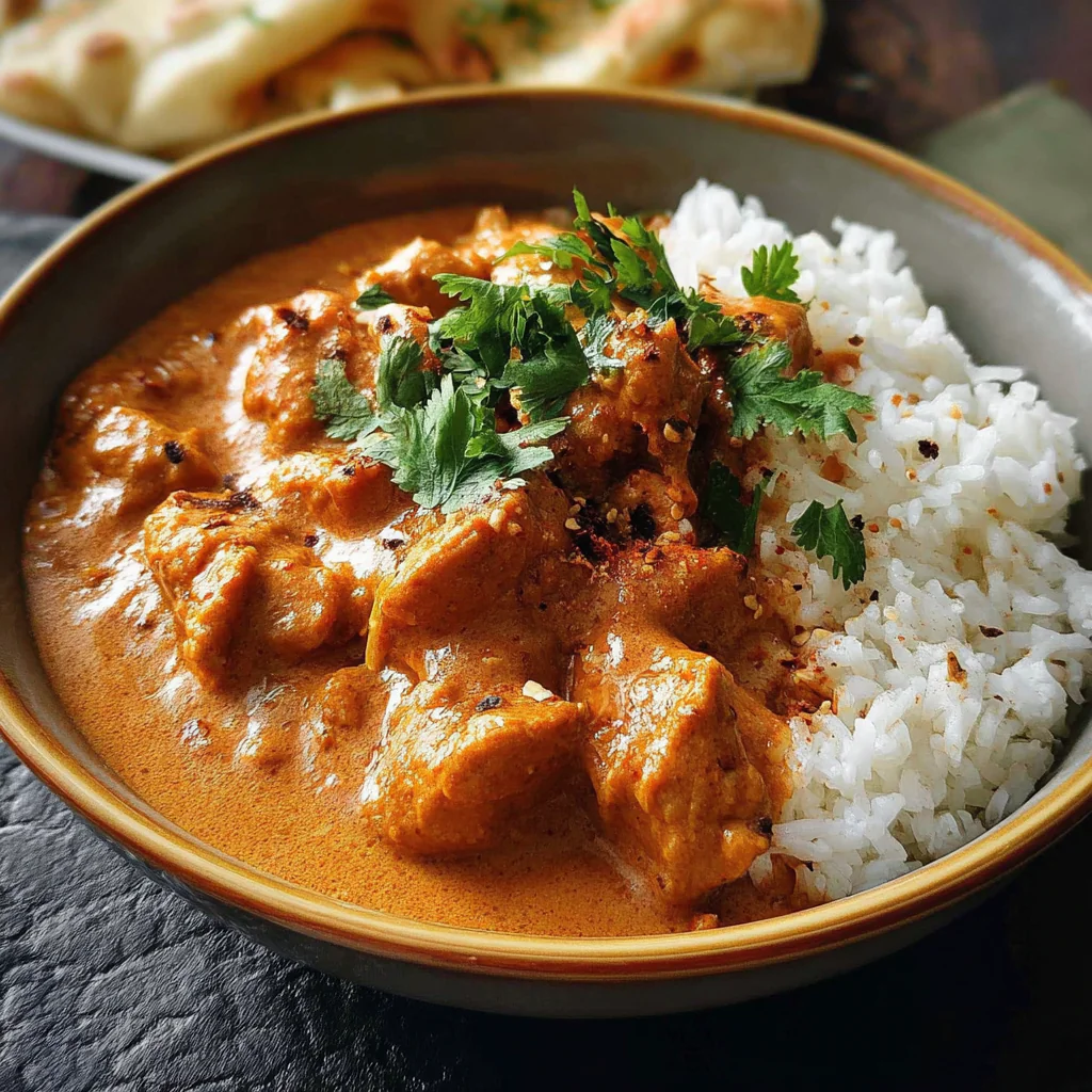 a serving of Butter Chicken