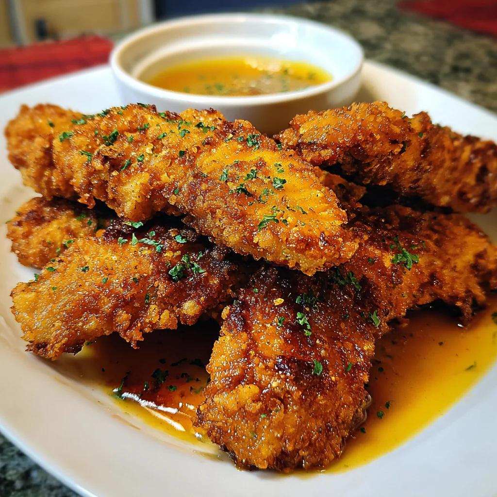 fresh ingredients for Crispy Chicken Tenders