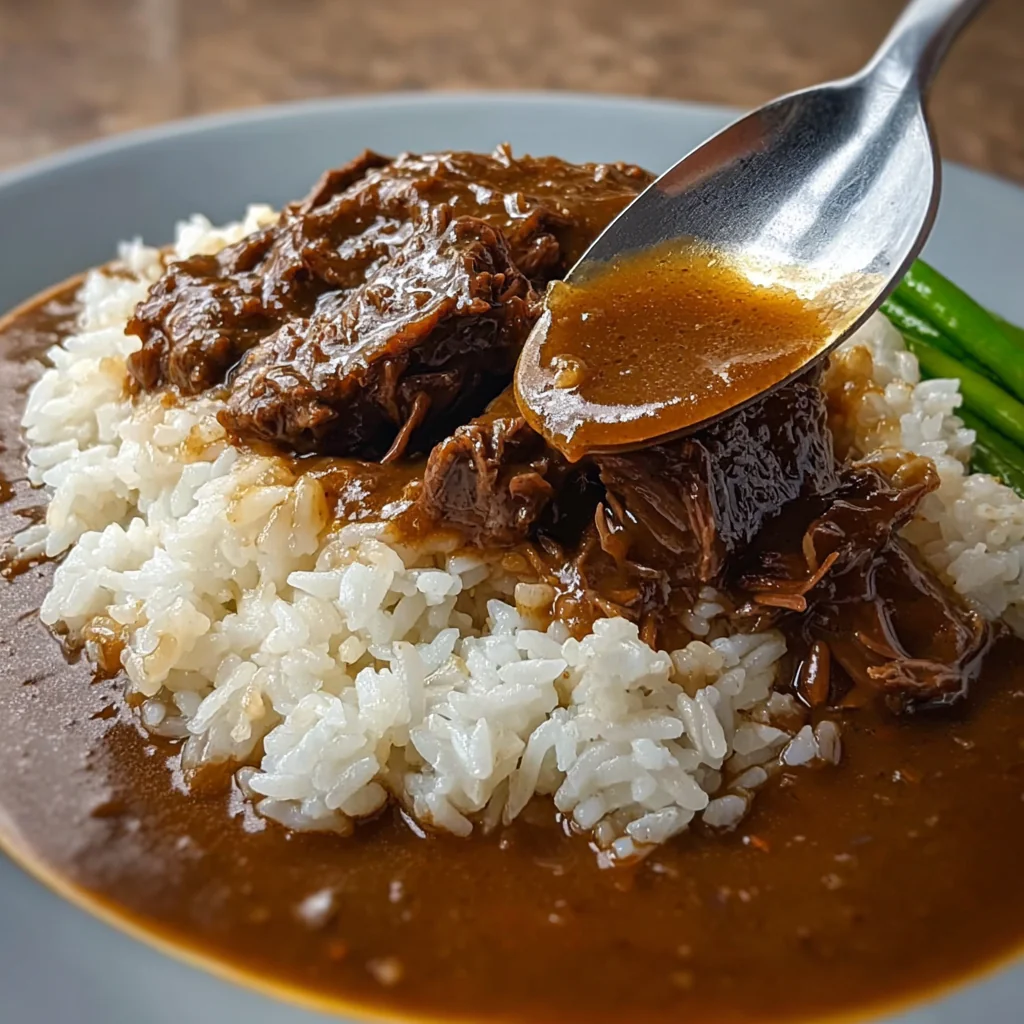 fresh ingredients for 3-Ingredient Slow Cooker Beef & Gravy