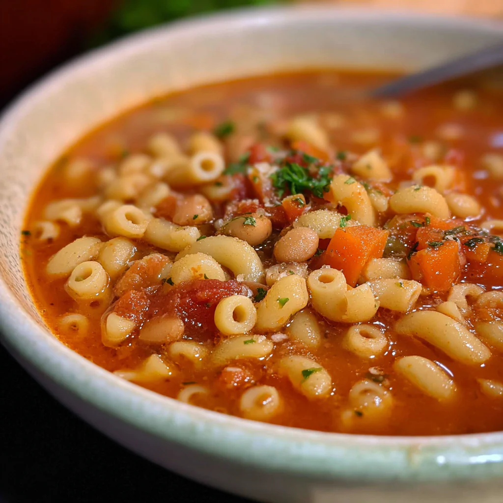 how to make Pasta Fagioli step by step