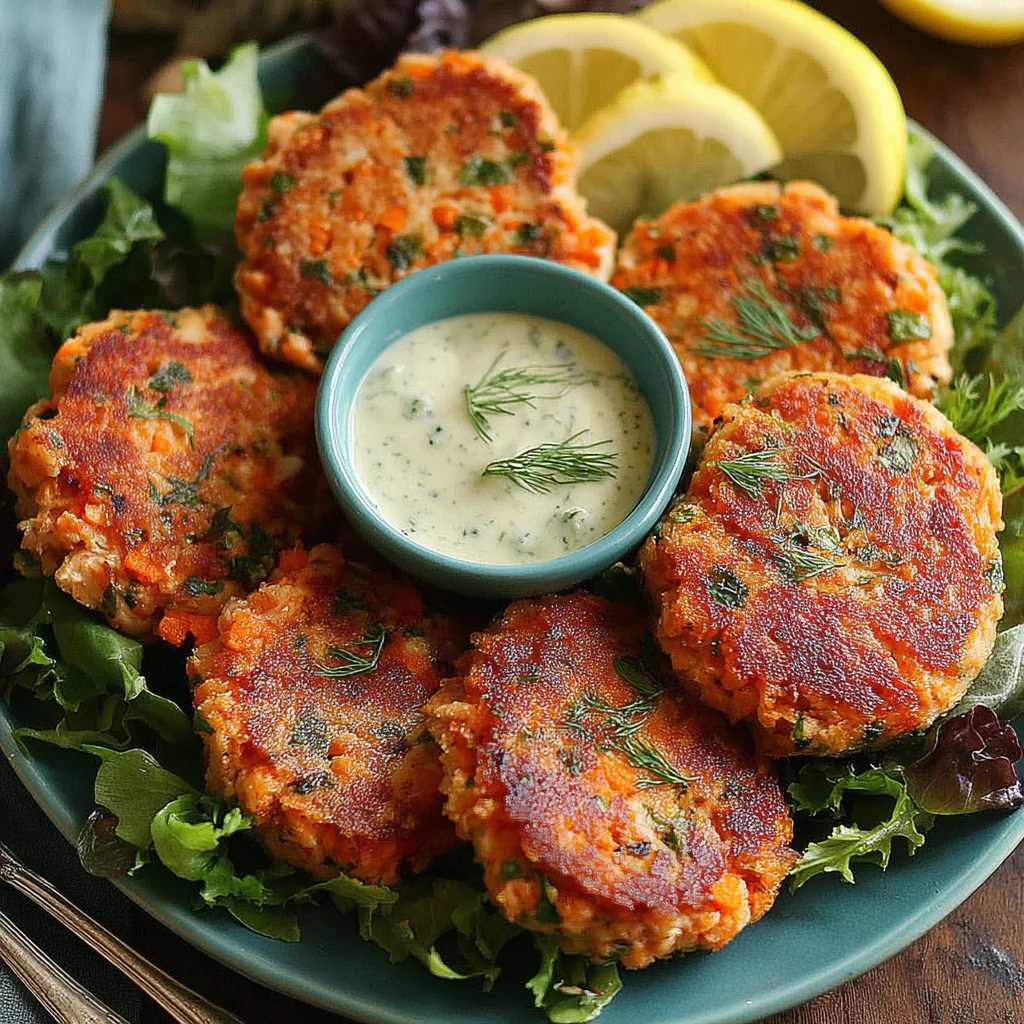 fresh ingredients for Salmon Patties