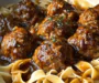 Easy Slow Cooker Swedish Meatballs and Noodles (Creamy & Effortless!)