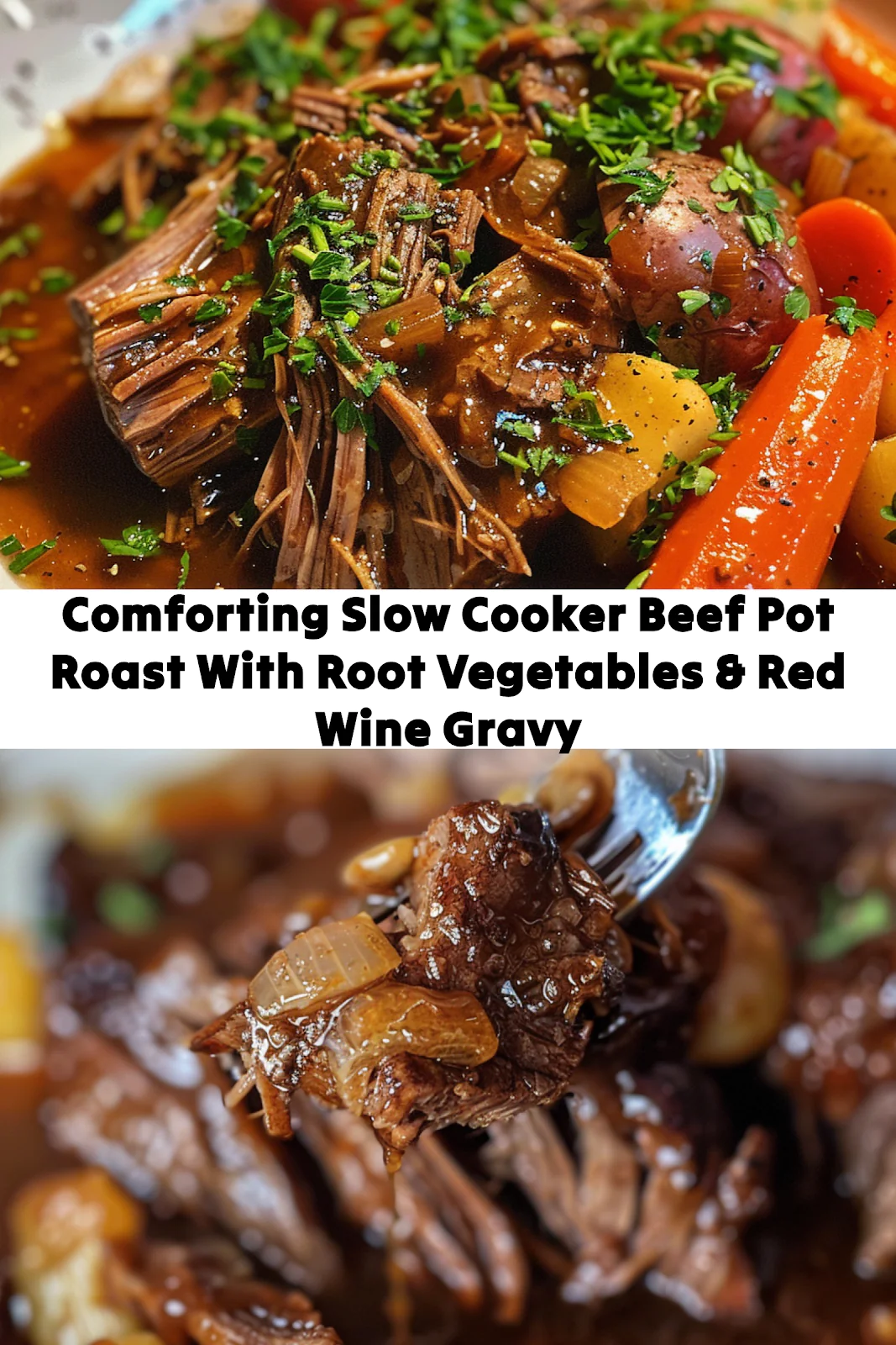 Slow Cooker Beef Pot Roast with Perfect Gravy