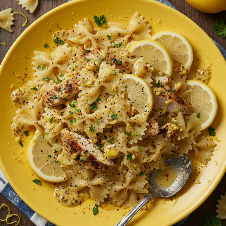 how to make Cowboy Butter Lemon Bowtie Chicken Recipe step by step