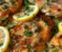 Creamy Lemon Garlic Chicken Piccata with Capers (Easy Recipe)