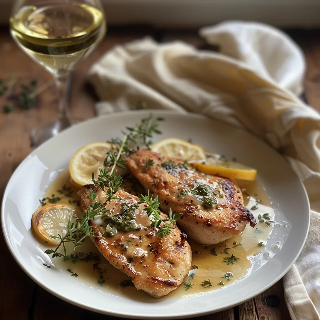how to make Creamy Lemon Garlic Chicken Piccata With Capers: Restaurant-Quality Dinner At Home step by step