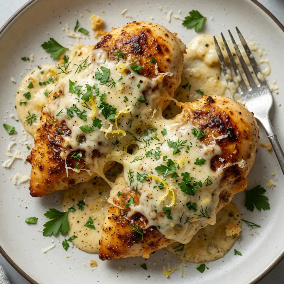 how to make Creamy Parmesan Baked Caesar Chicken Recipe step by step