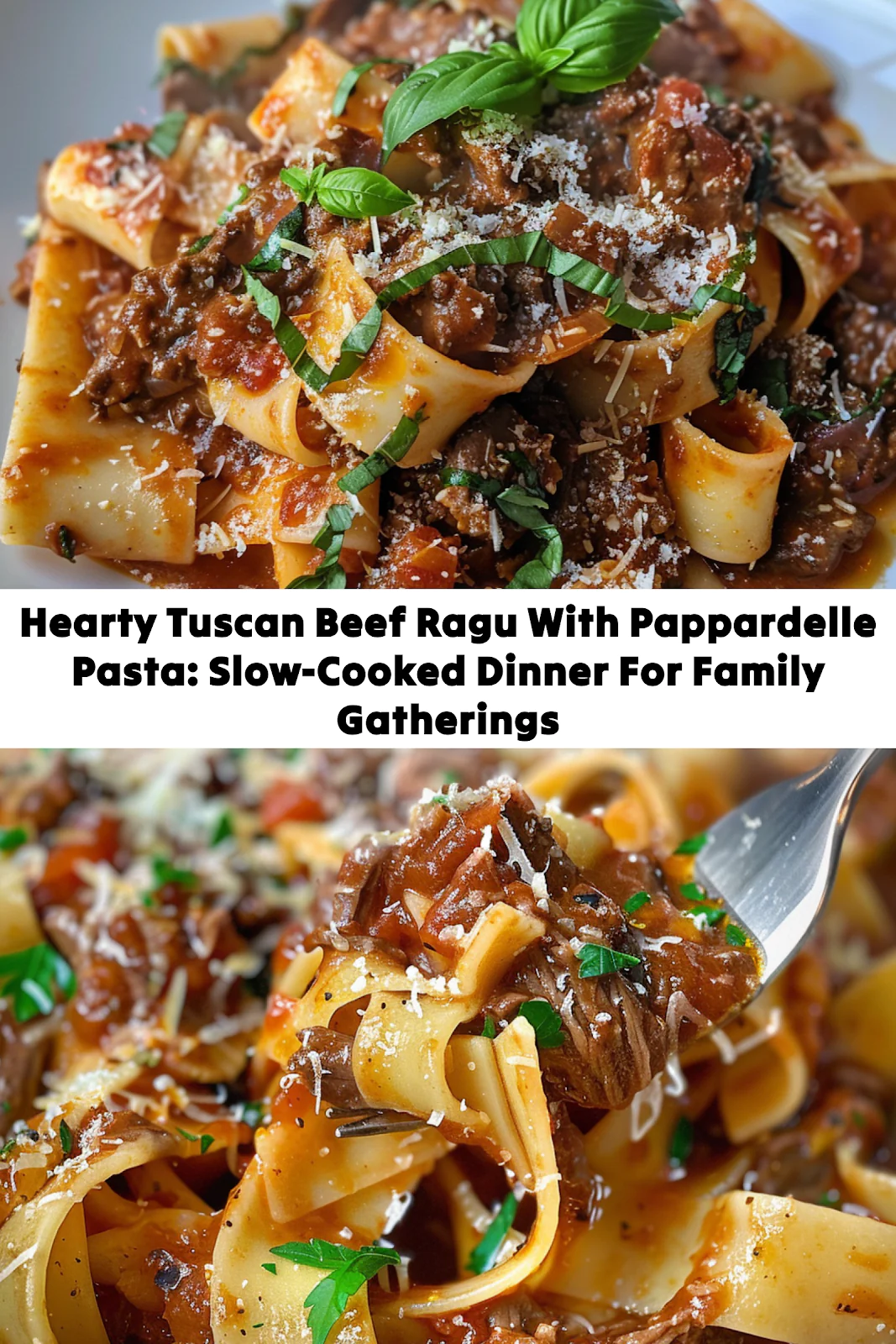 Hearty Tuscan Beef Ragu: The Perfect Slow Cooker Pasta