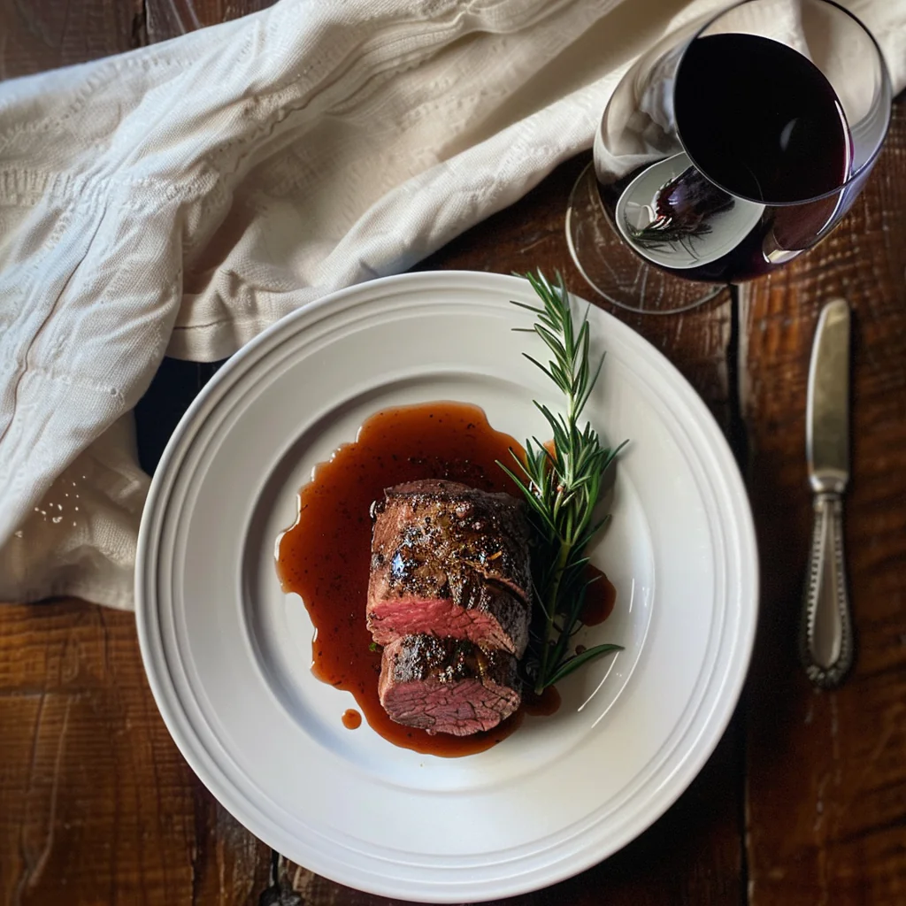 how to make Savory Garlic Herb Crusted Beef Tenderloin With Red Wine Reduction: Elegant Dinner Party Recipe step by step
