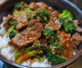 Spicy Gochujang Beef & Broccoli Stir-Fry with Sticky Rice: 30-Minute Dinner