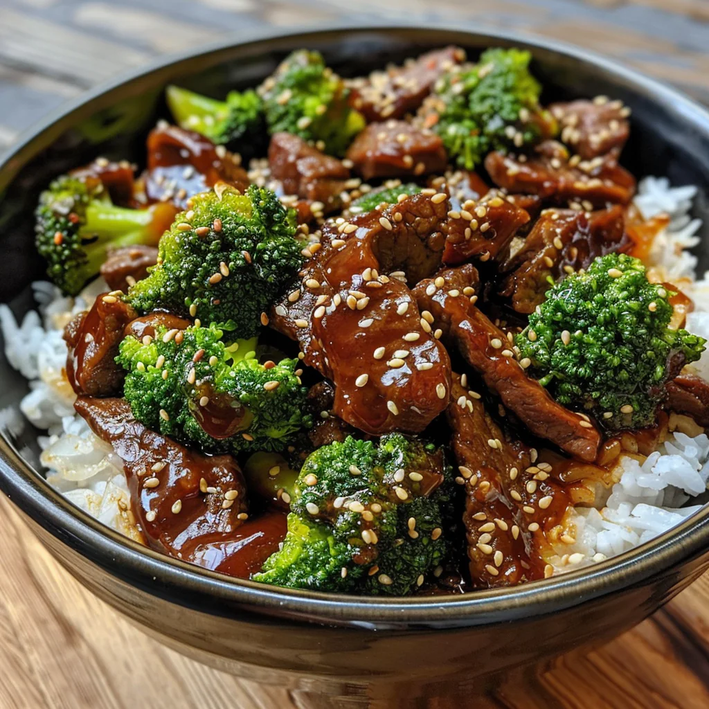 how to make Spicy Gochujang Beef & Broccoli Stir-Fry With Sticky Rice: 30-Minute Dinner step by step