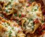 Baked Cheesy Chicken Stuffed Shells with Marinara