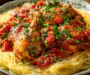 Easy Chicken Cacciatore with Angel Hair Pasta