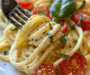 Creamy Lemon Ricotta Pasta with Blistered Tomatoes