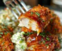 Crispy Air Fryer Nashville Hot Chicken Thighs with Creamy Coleslaw