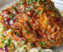 Nashville Hot Chicken Thighs (Air Fryer) & Dill Pickle Slaw