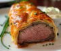 Garlic Herb Crusted Beef Wellington Bites with Horseradish Sauce