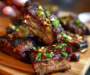 Korean BBQ Beef Short Ribs Marinated Overnight for Sticky Galbi