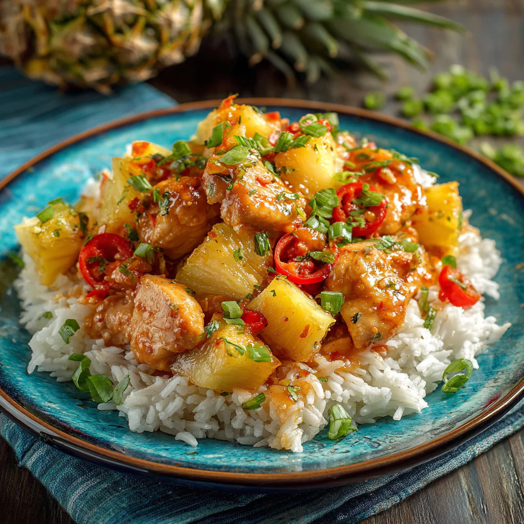how to make Slow Cooker Hawaiian Pineapple Chicken That Takes Only 5 Minutes To Prep step by step