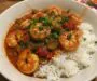 Spicy Shrimp Creole with Fluffy White Rice